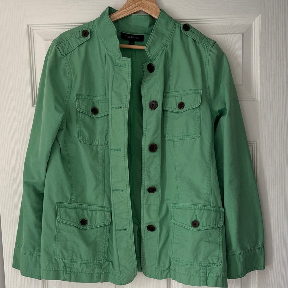 Talbots Green Casual Jacket